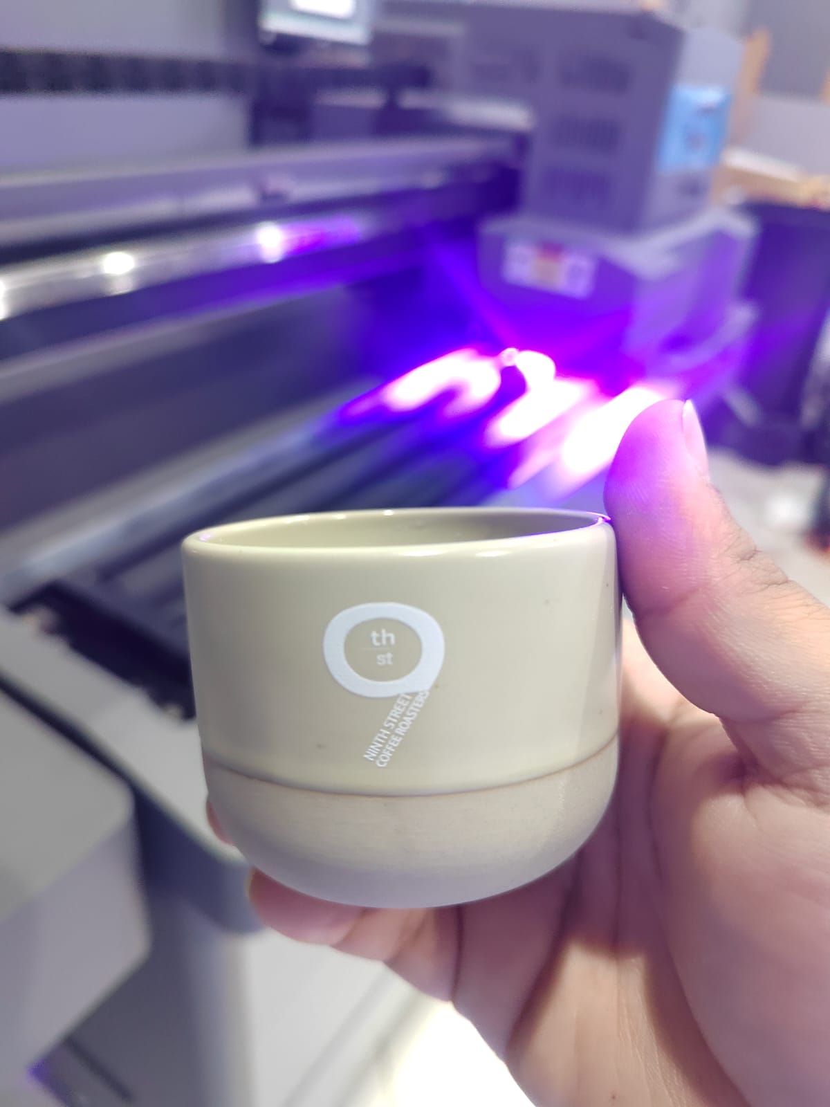 9th Sr Coffee cup UV